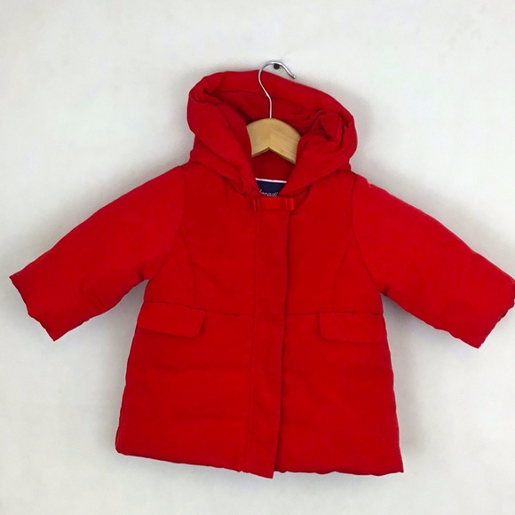 Jacadi Other - Girl’s JACADI Red Winter Jacket 12Months